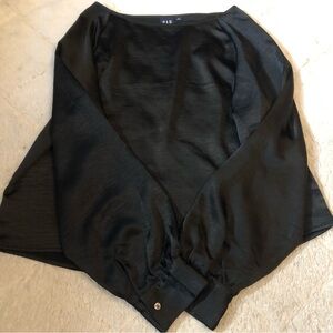 GAP Black Women's Long Sleeve Boatneck Sweater
